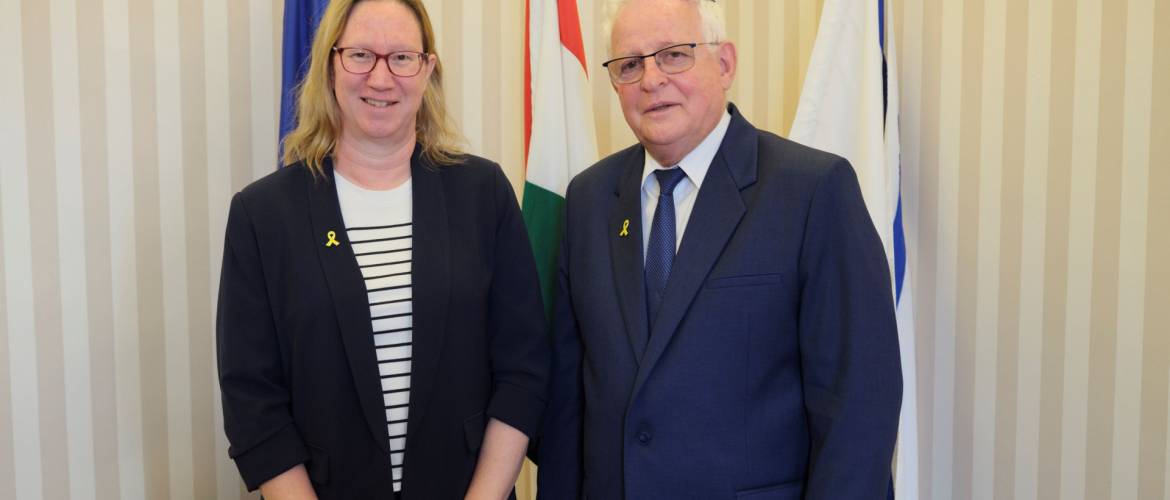 Az izraeli nagykövetség naprakész a magyar zsidó közösség ügyeiben